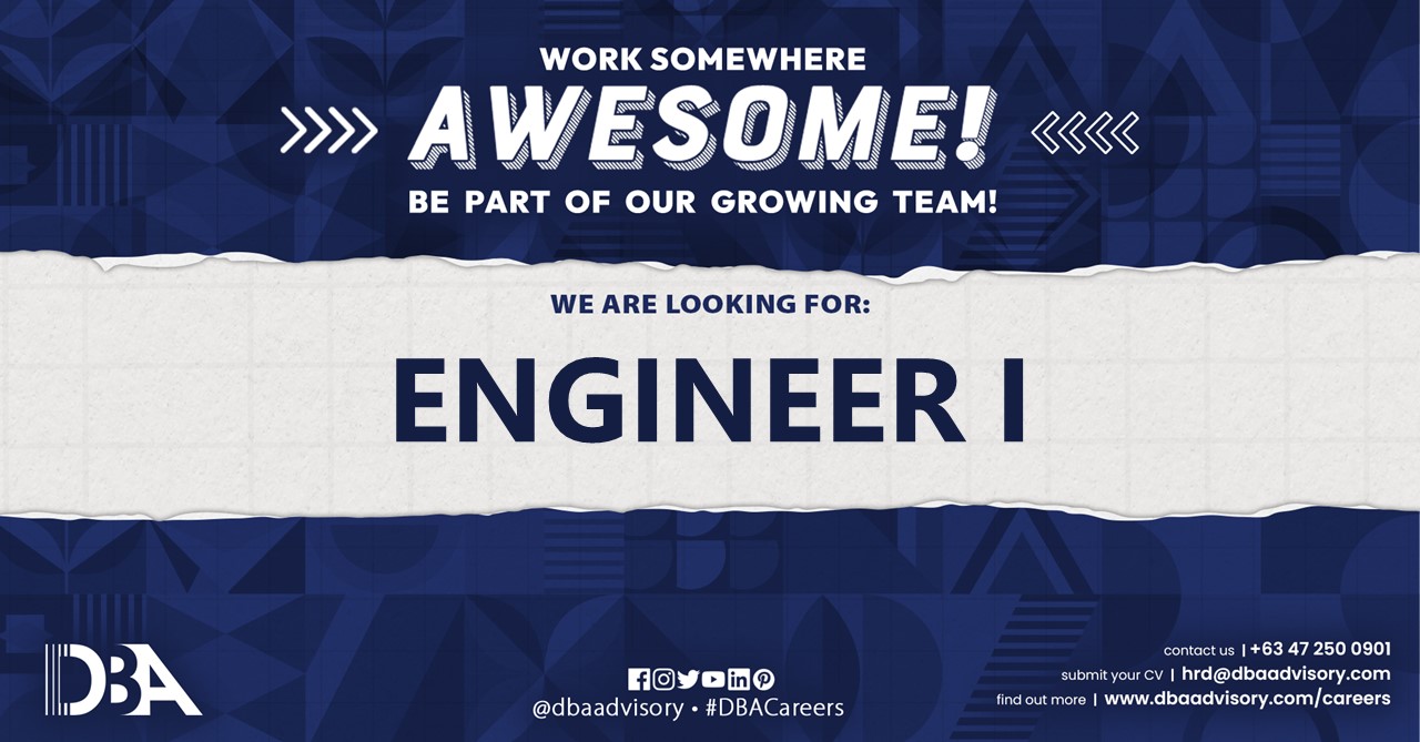 Read more about the article ENGINEER I
