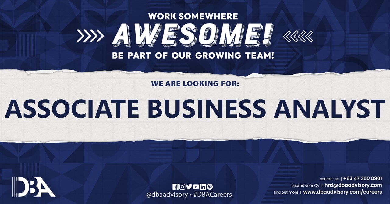 Read more about the article ASSOCIATE BUSINESS ANALYST