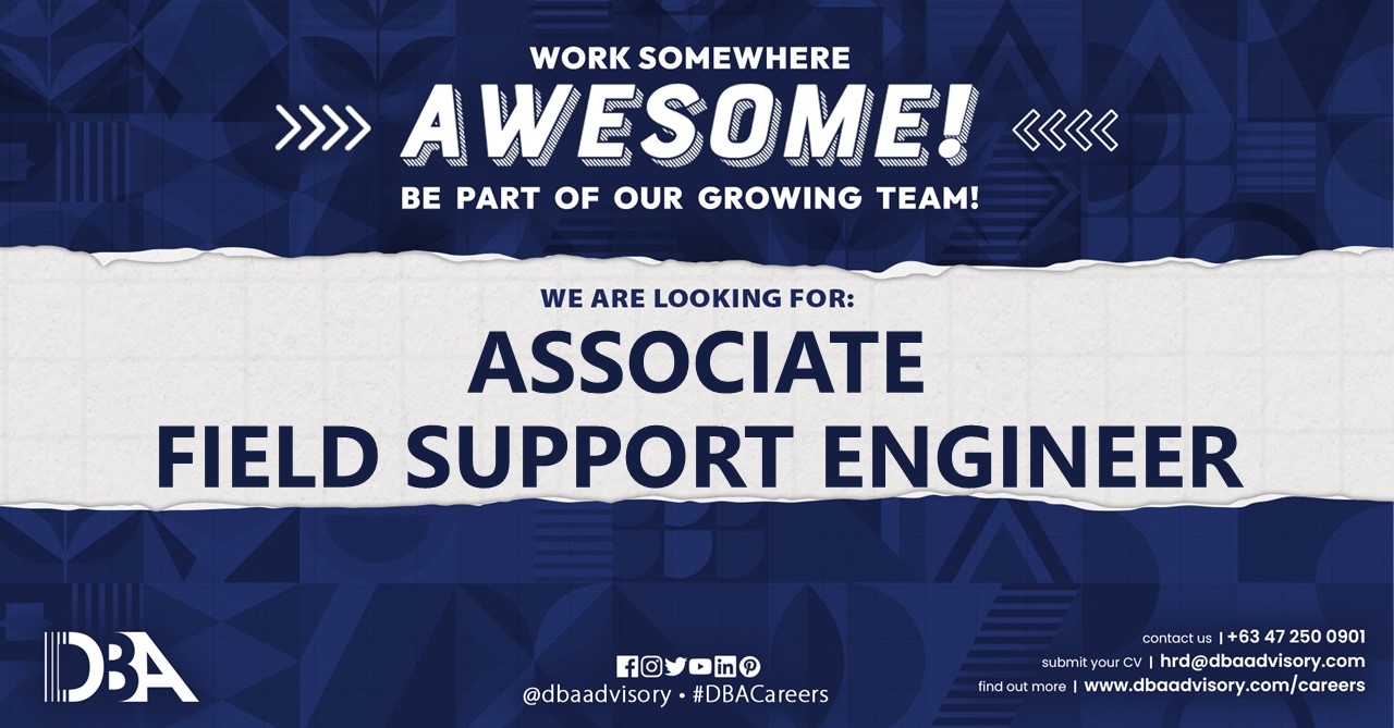Read more about the article ASSOCIATE FIELD SUPPORT ENGINEER