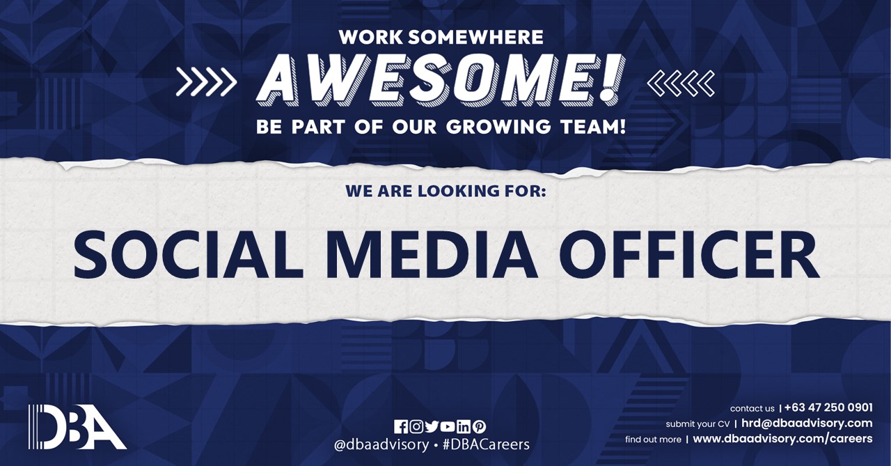 Read more about the article SOCIAL MEDIA OFFICER