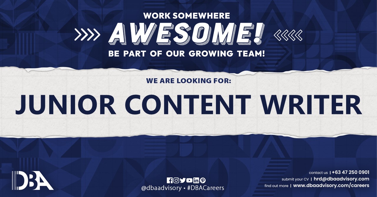 Read more about the article JUNIOR CONTENT WRITER