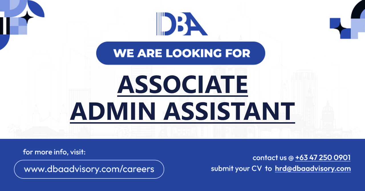 Read more about the article ASSOCIATE ACCOUNTING / ADMIN ASSISTANT