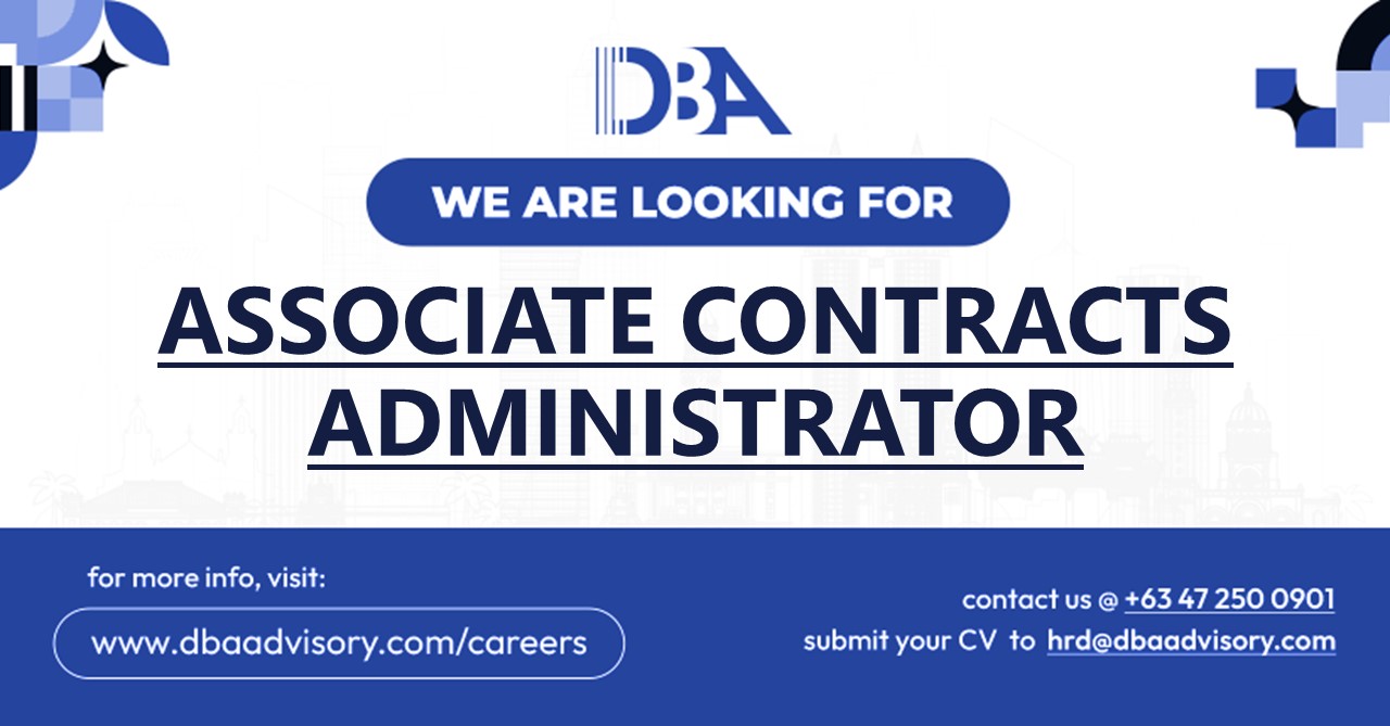 Read more about the article ASSOCIATE CONTRACTS ADMINISTRATOR