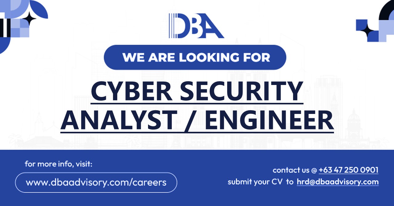 Read more about the article CYBER SECURITY ANALYST / ENGINEER