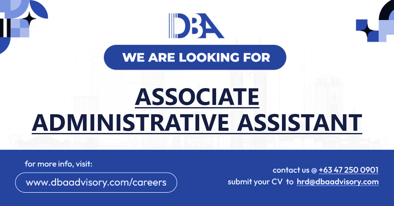 Read more about the article ASSOCIATE ADMINISTRATIVE ASSISTANT