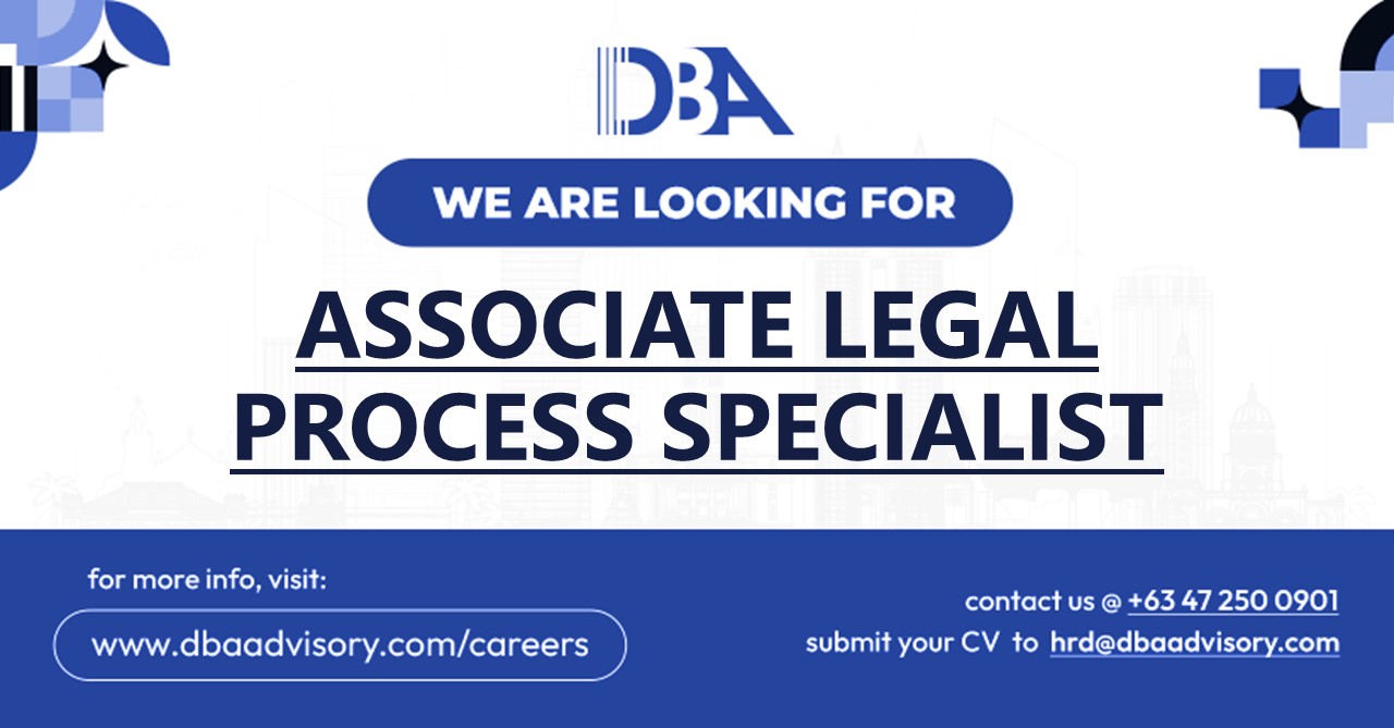 Read more about the article ASSOCIATE LEGAL PROCESS SPECIALIST