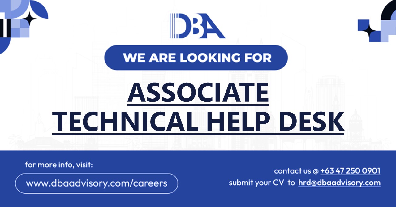 Read more about the article ASSOCIATE TECHNICAL HELPDESK