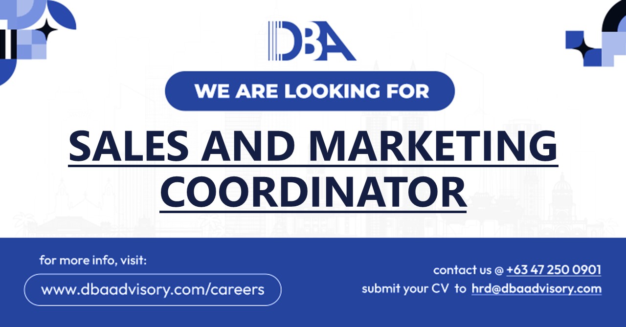 Read more about the article SALES AND MARKETING COORDINATOR