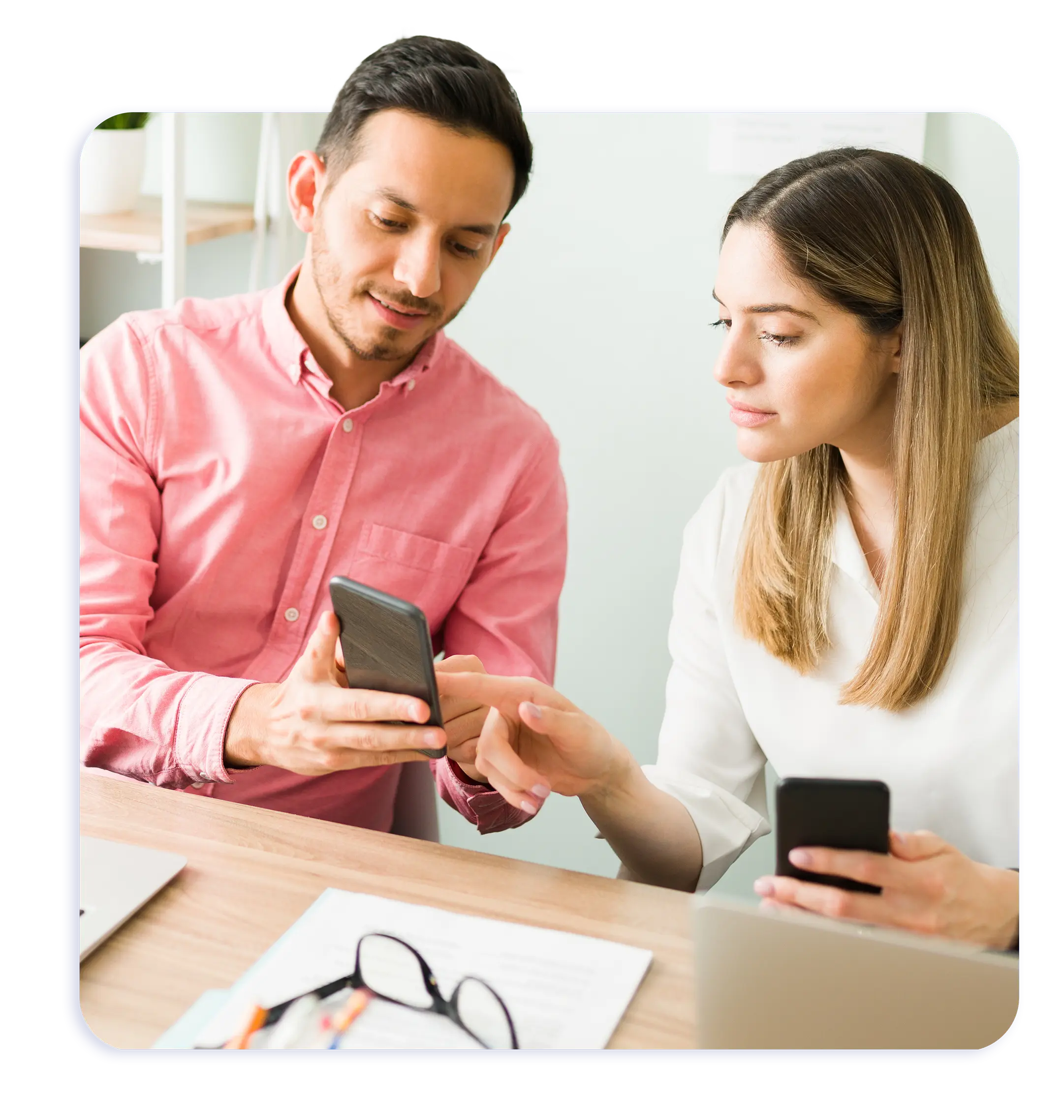 Optimise SMSF Management Services couple checking their smsf investment returns