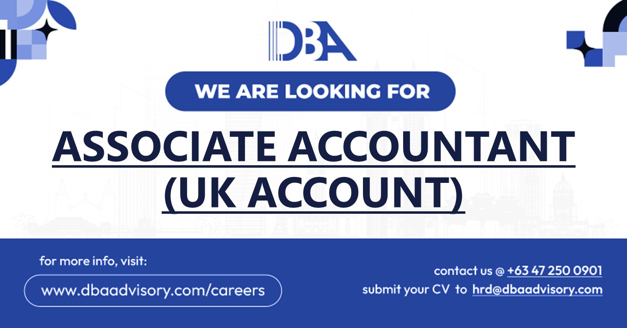 Read more about the article ASSOCIATE ACCOUNTANT (UK ACCOUNT)