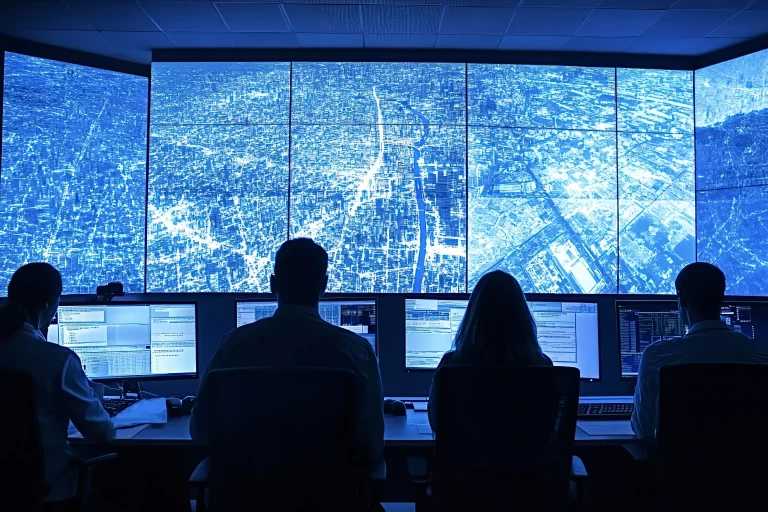 team-analysts-working-late-analyzing-big-data-city-computer-screens copy