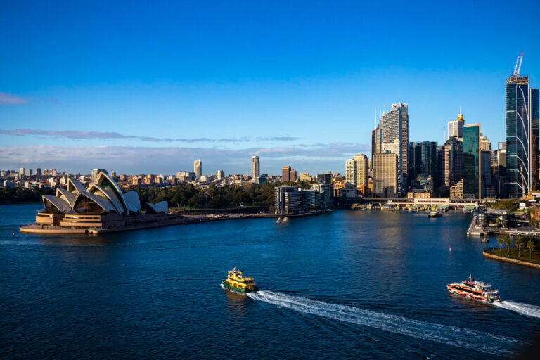 an image of the Sydney skyline at dusk, symbolising the importance of meeting the obligations stated in the SMSF Compliance Checklist