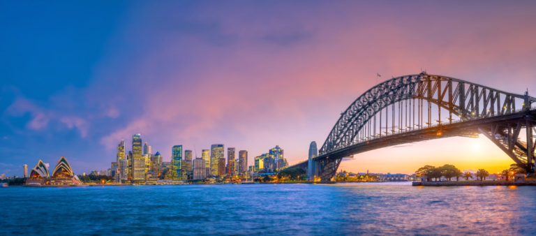 an image of the Sydney Harbor skyline and Sydney Harbor Bridge, symbolising the Australia's Mandatory Data Breach Response