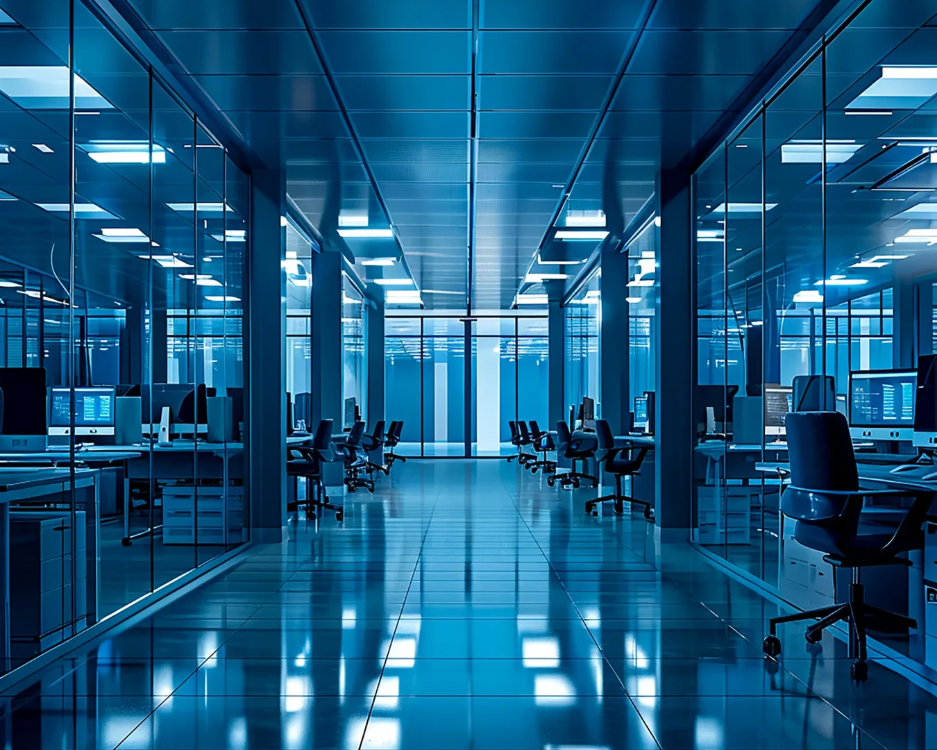 corporate-office-with-glass-walls-rows-desks-sleek-spacious-workspace copy