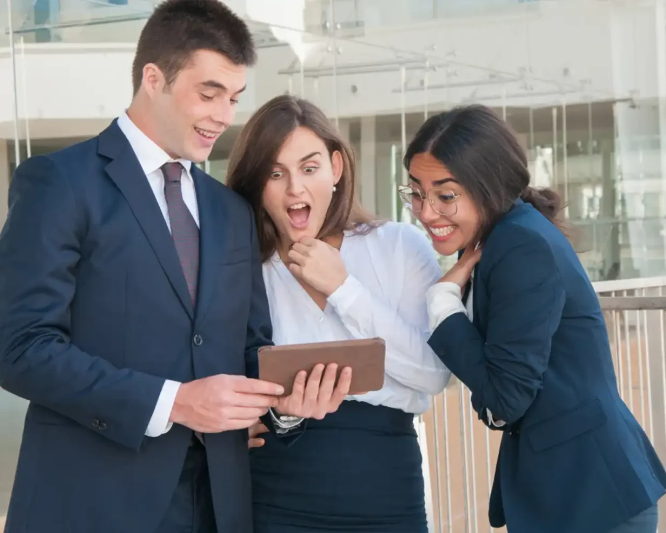 an image of a team of specialist surprised at the impact of the DBA Advisory Private Enterprise Advisory services.